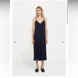 RAQUEL ALLEGRA
Viscose Crepe Cami Dress, size medium